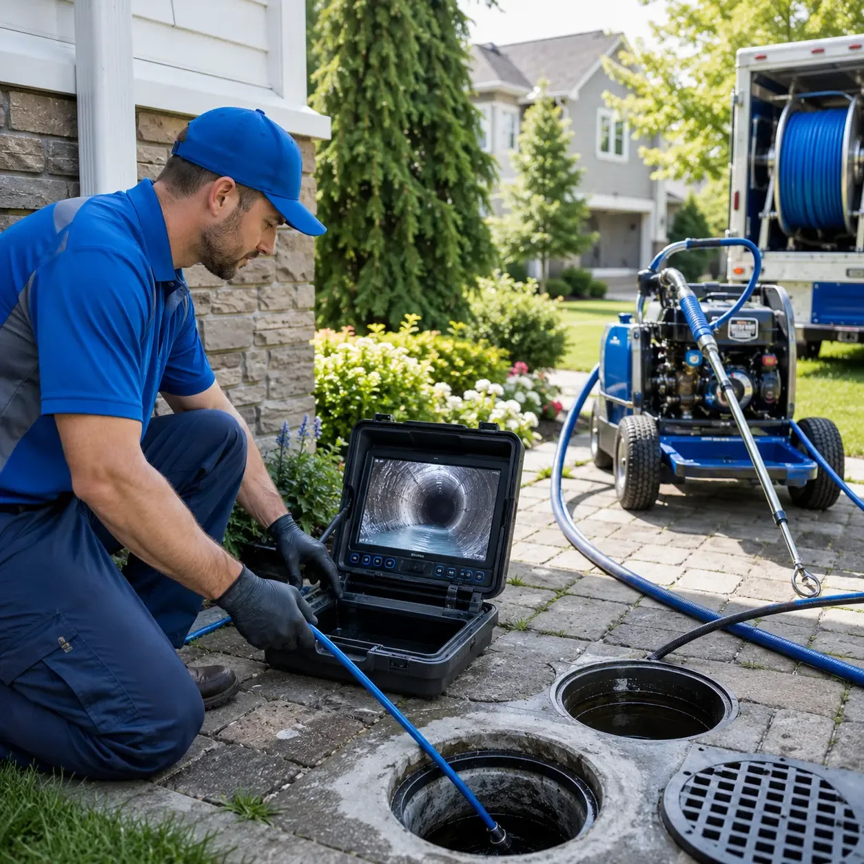 Outdoor drain cleaning professionals serving Kennebunk, ME
